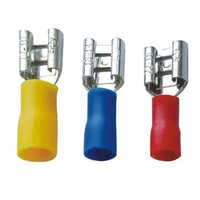 Snap On Type Terminals Lugs - Brass Material, Silver-yellow-red-blue Color | Ideal For Electronic Products, Electric Appliances, Industrial Uses