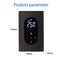 Compact Portable Digital Tyre Inflator with Carrying Case (1710)