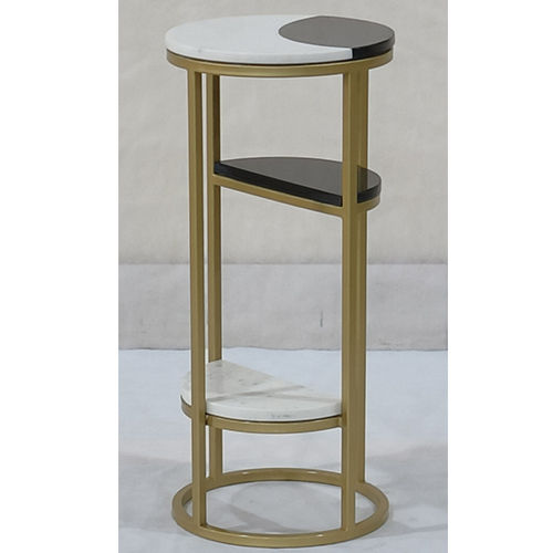 D30 Marble Top Side Table