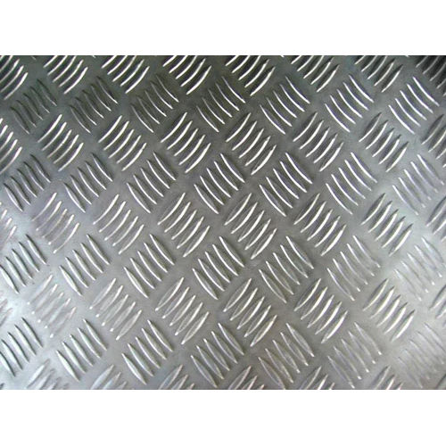 Silver Aluminium Chequered Sheets