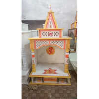 Jali Painted White Marble Temple - Hardness: Hard