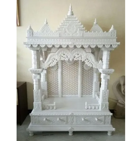 Polished Makrana Marble Temple