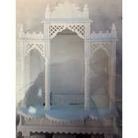 Makrana White Marble Jali Mandir - Hardness: Durable