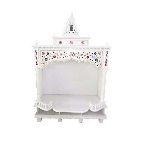 Inlay Handmade Marble Mandir