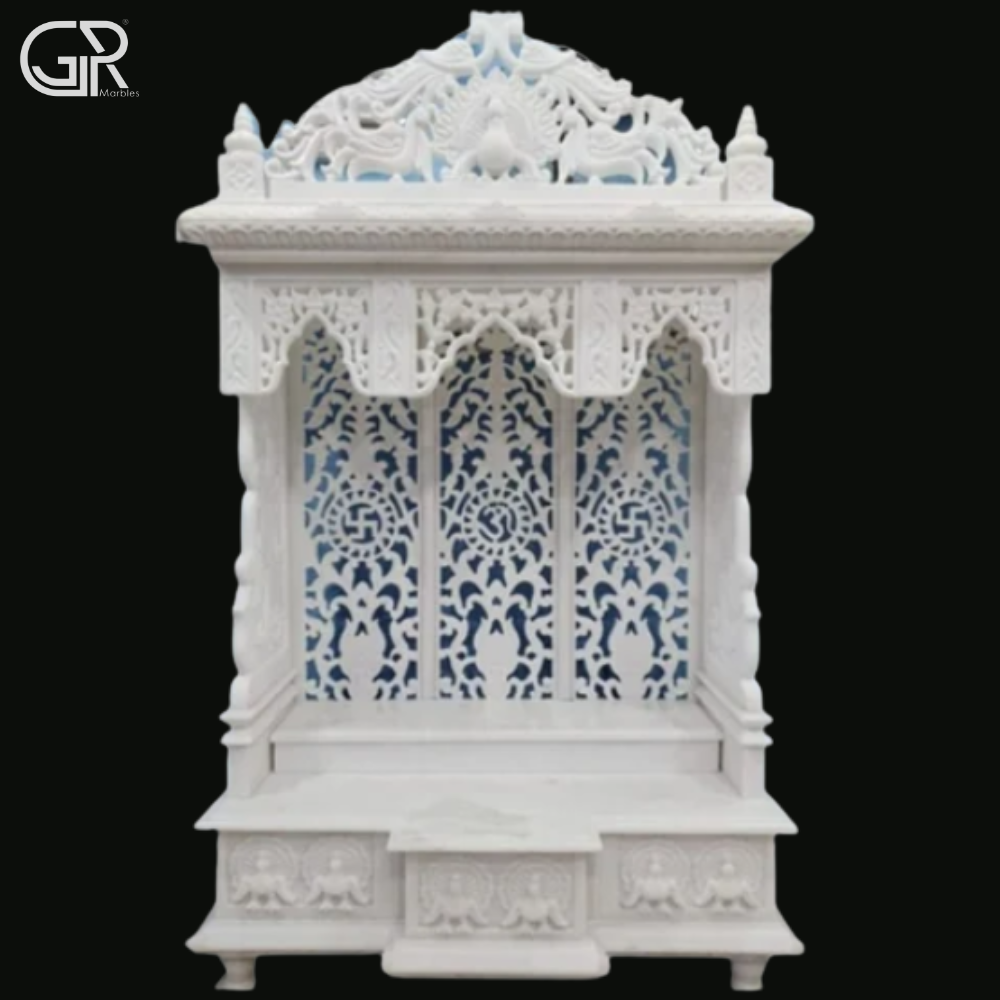 Beautiful jali makrana Marble mandir