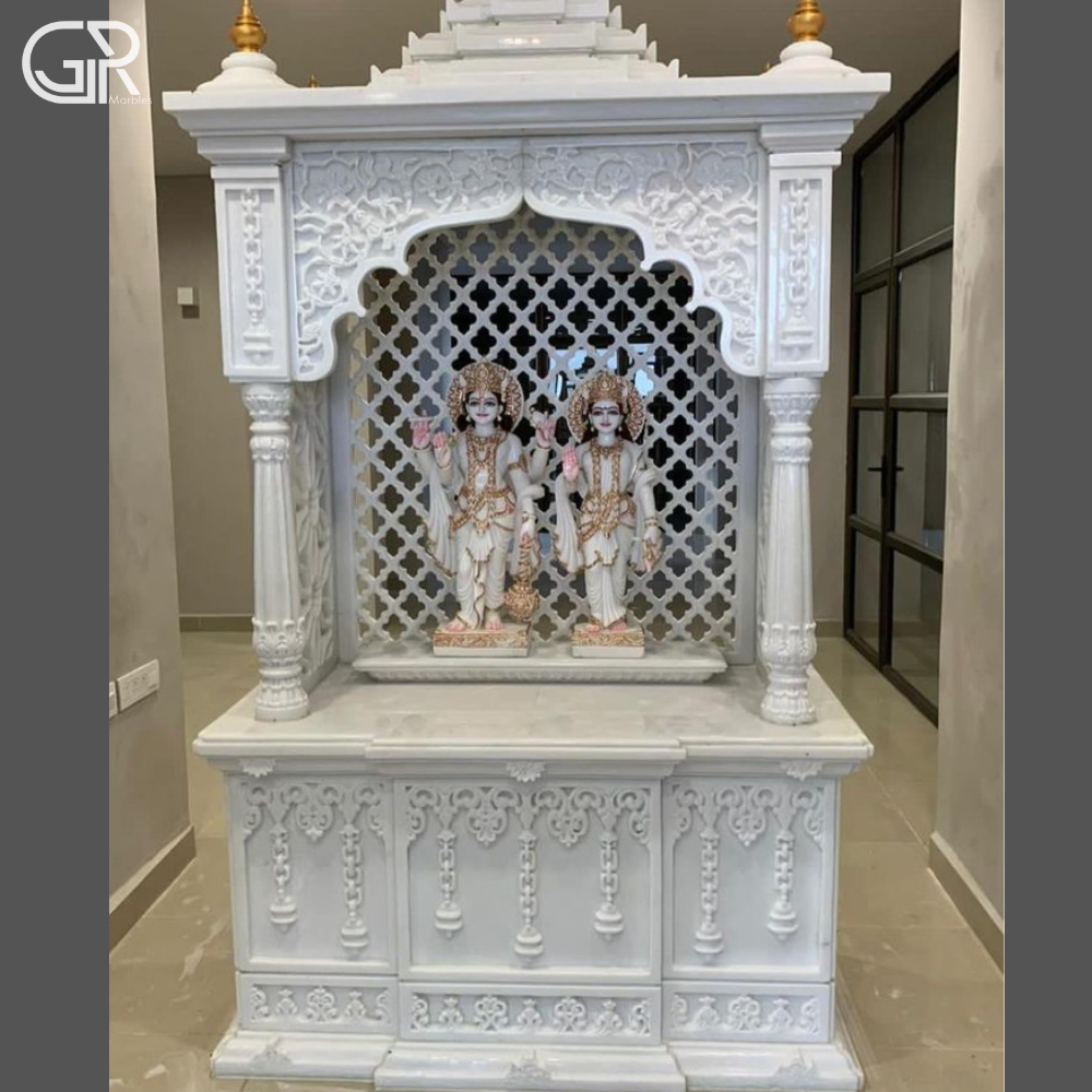 Beautiful Jali Marble Temple