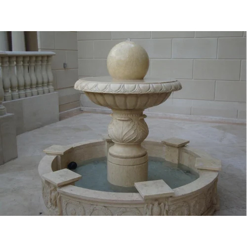 stylish stone water fountain