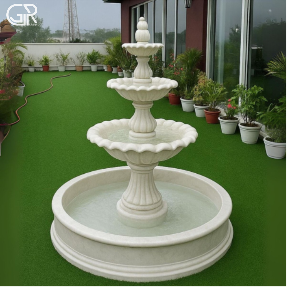 marble garden fountain