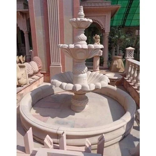 Red Stone Water Fountain
