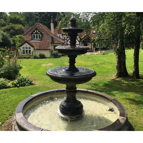 Black Marble Water Fountain