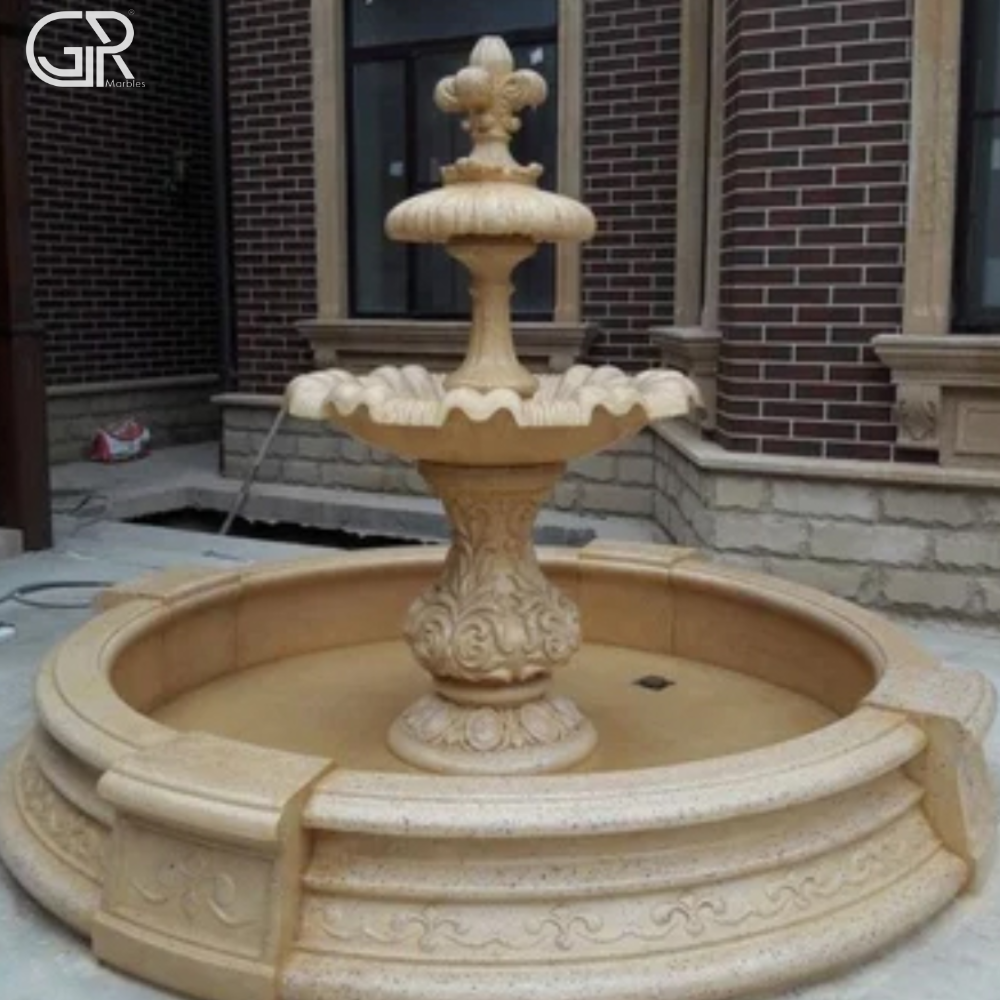 2 Tier Stylish sandstone Fountain