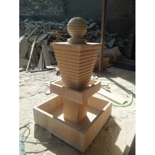 Outdoor Decorative Beautiful Sandstone Water Fountain