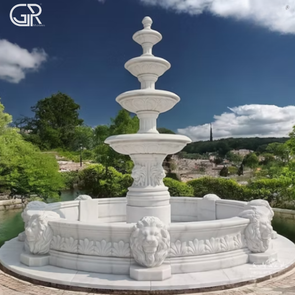Garden Marble 3 Tier Fountain