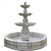 Marble 3 tier water fountain