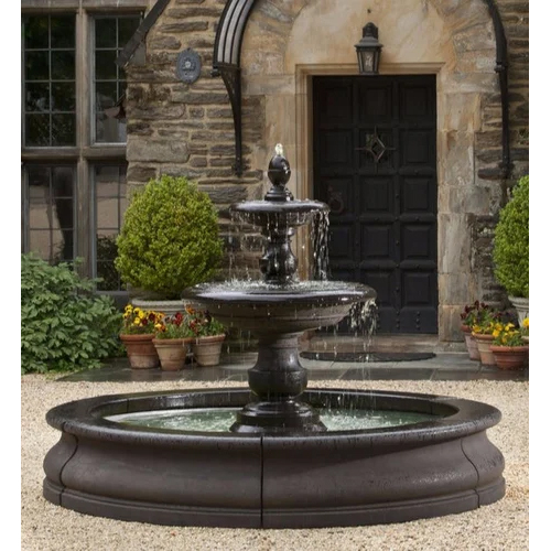 2 Tier Black Marble Fountain