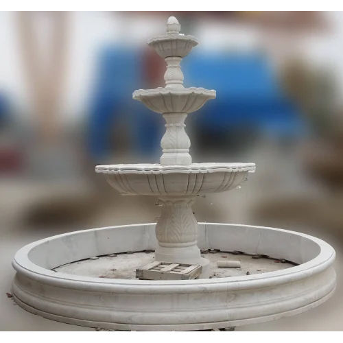 3 Tier Marble Outdoor Fountain