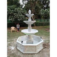 great carving marble fountain