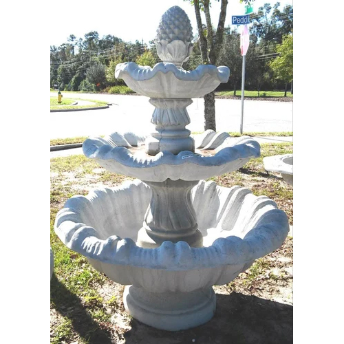 marble outdoor water fountain