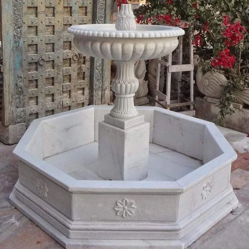 great shape marble water fountain