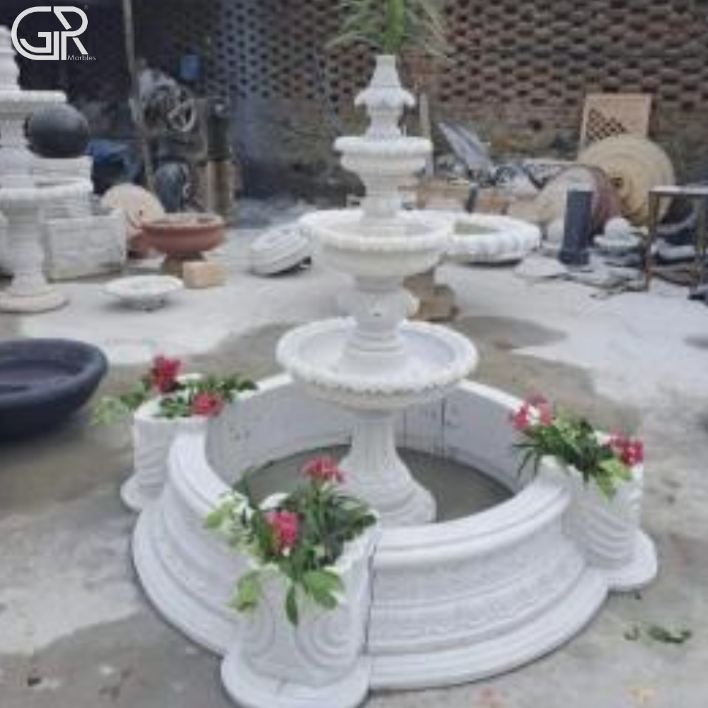 Modern style marble fountain
