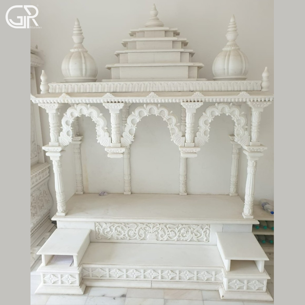 Polished Marble Indoor Temple