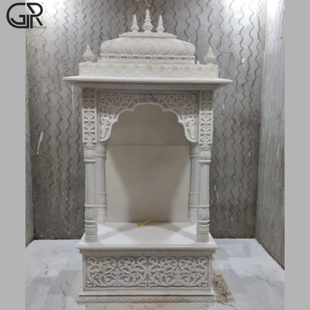 Pure White Marble Temple