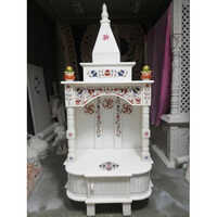 Inlay Pure White Marble Temple