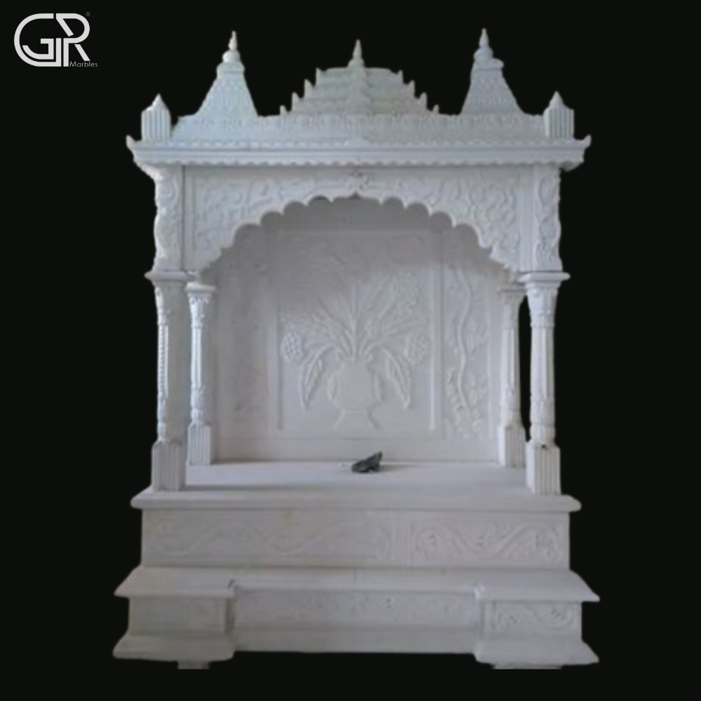 Carved beautiful marble temple