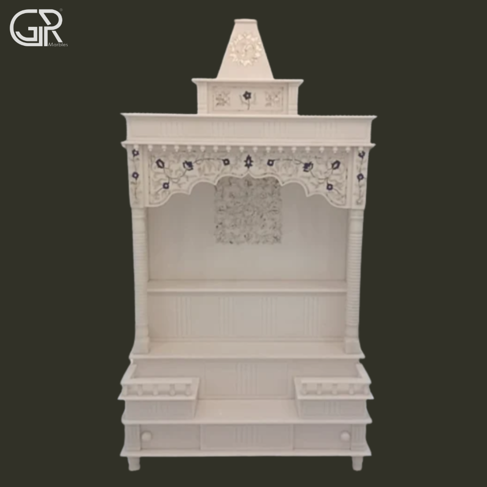 White Marble Pooja Temple