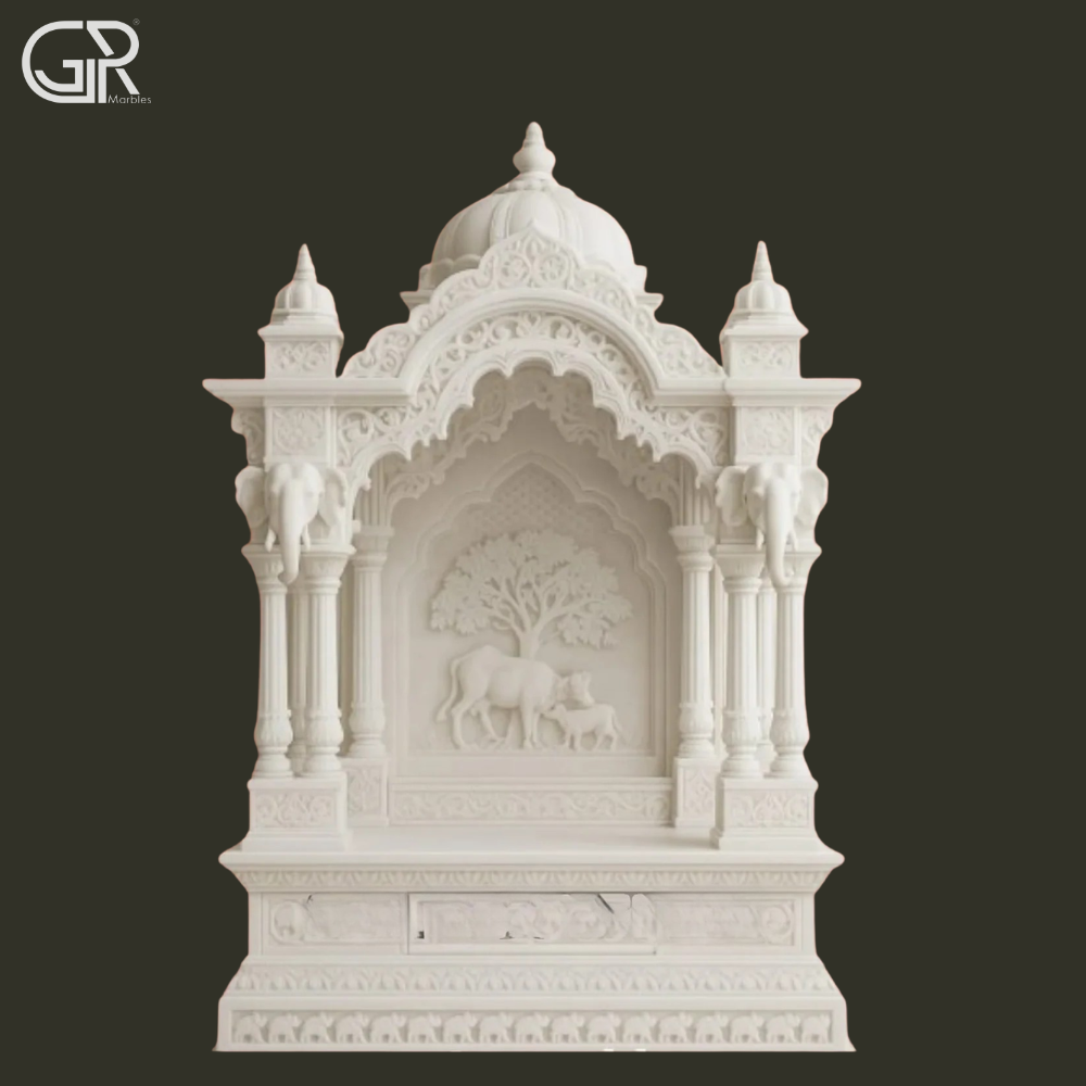 Home Pooja Marble Temple