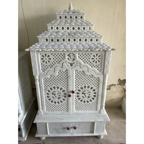 Home Stylish Pooja Mandir - Color: Brown