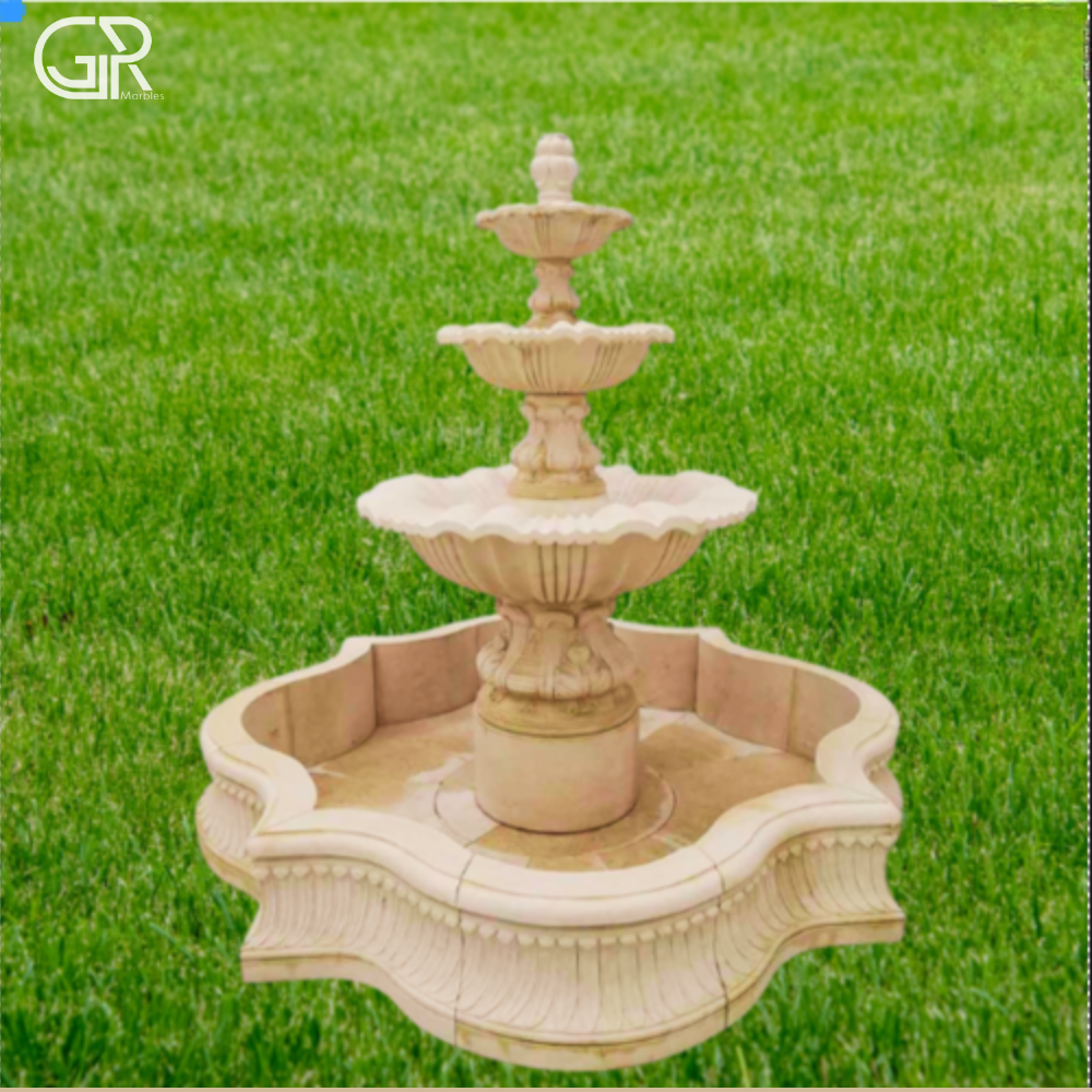 Beautiful Sandstone garden Fountain
