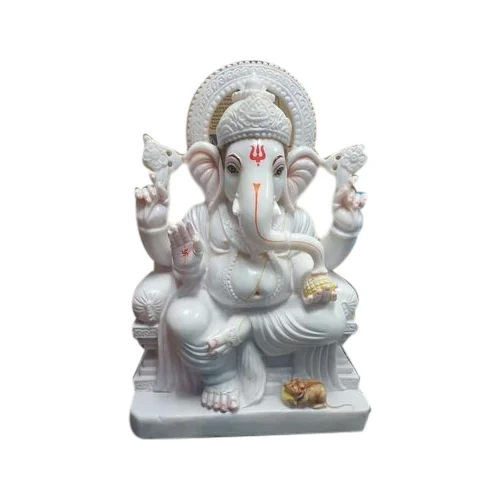 Polishing Marble Ganesh Ji Statue