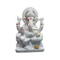 Polishing Marble Ganesh ji Statue