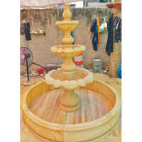 Brown Sandstone Water Fountain