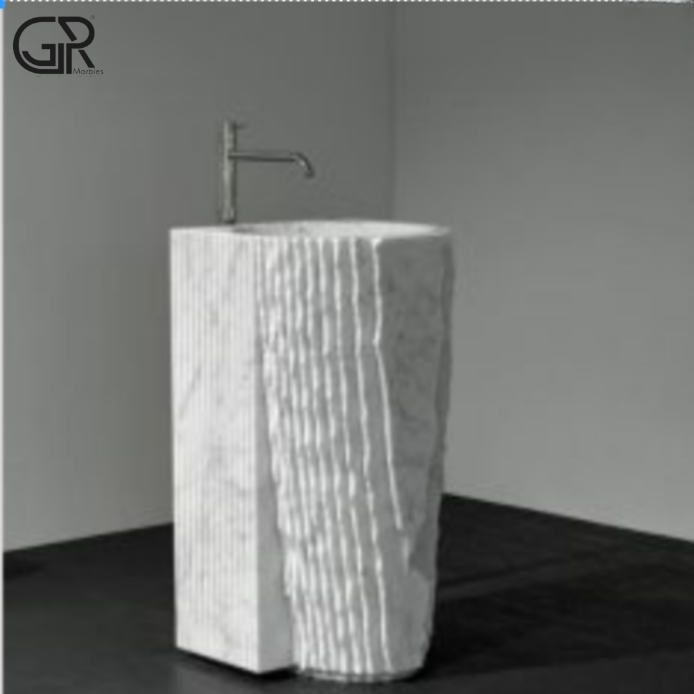 white Marble Washbasin