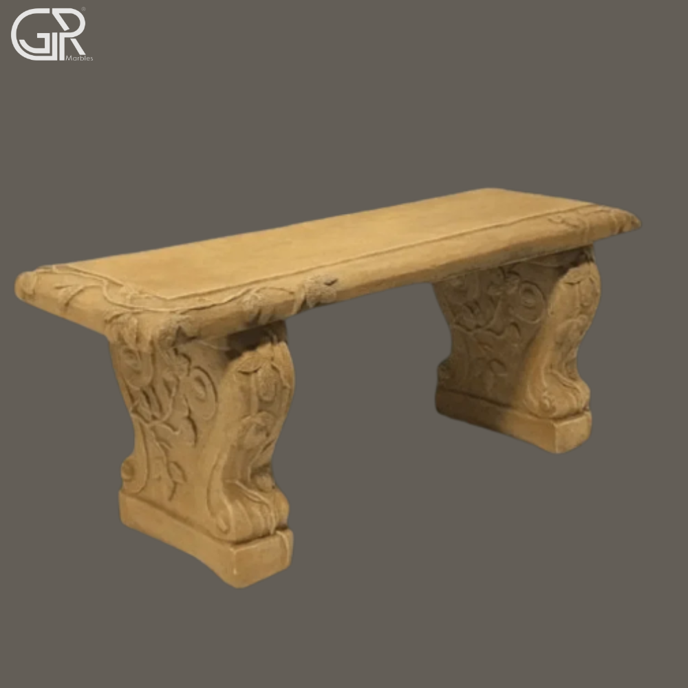 Sandstone stylish bench