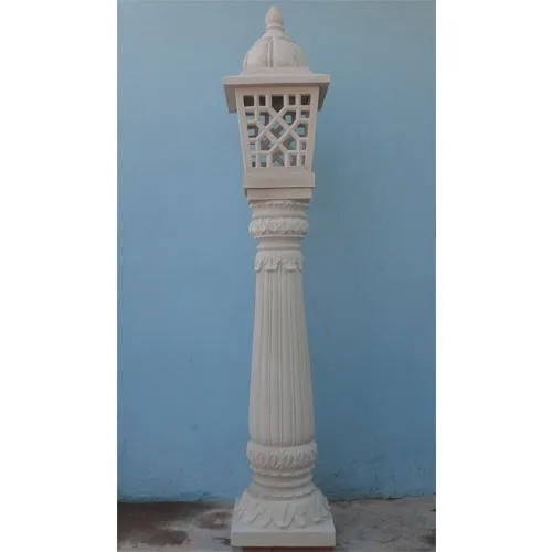 Sandstone Lamp - Color: White