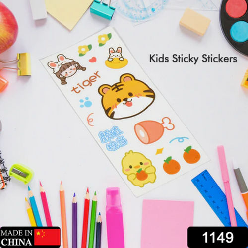 Kids Stickers Cartoon Animal  Fruit Stickers Decorative Stickers For Books Use 1149