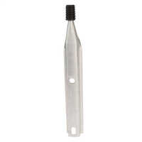 Pole Top Pin - Porcelain And Polymer Construction, Industrial Silver Finish, Polished Metal Surface, Warranty Included