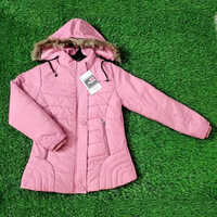 Ladies Winter Wear Jackets - Wool & Down Materials, Regular Fit, Available In Various Styles - Machine Washable, Double Pockets, Full Sleeves, Ideal For Winter