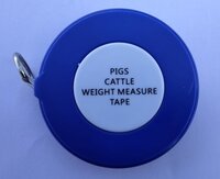 Weight Measuring Tape - Color: Blue