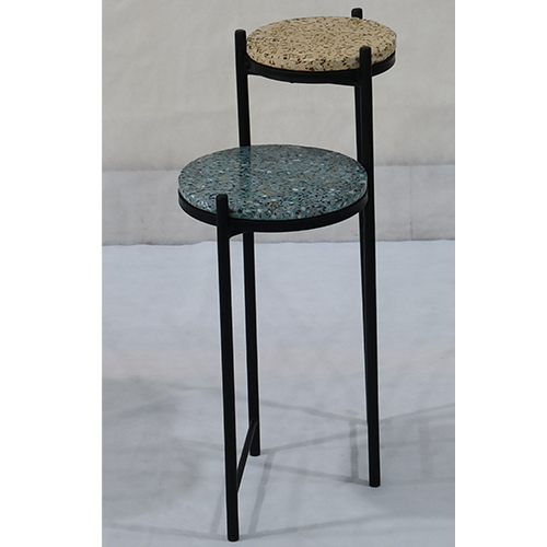 2 Stage Terrazzo Table