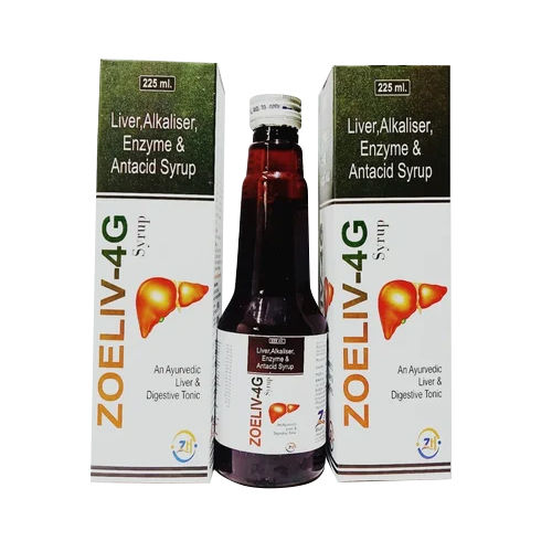 Liver Alkaliser Enzyme And Antacid Syrup