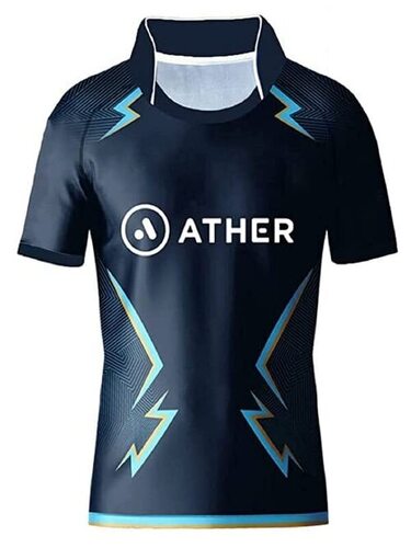 Men's Regular Fit Polyester Sports T-Shirt - Lightweight, Quick-Drying, Typography Print, V-Neck, Short Sleeves, Available Sizes S-XXL