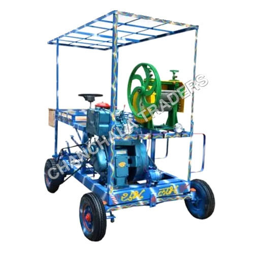 Commercial Sugarcane Juicer Machine - Color: Blue