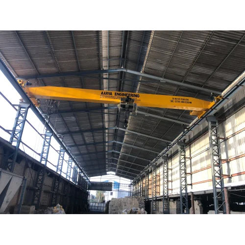 Yellow Single Girder I Beam Underslung Eot Crane