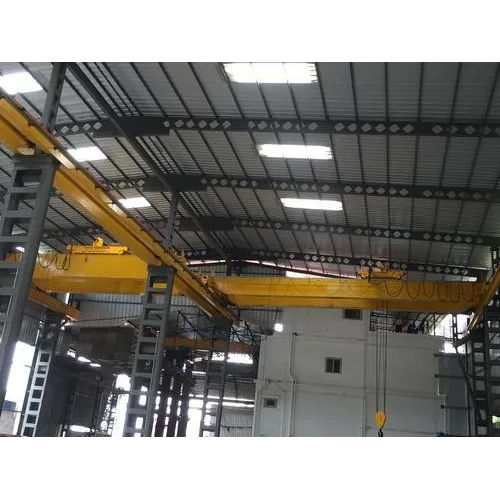 Yellow Overhead EOT Crane