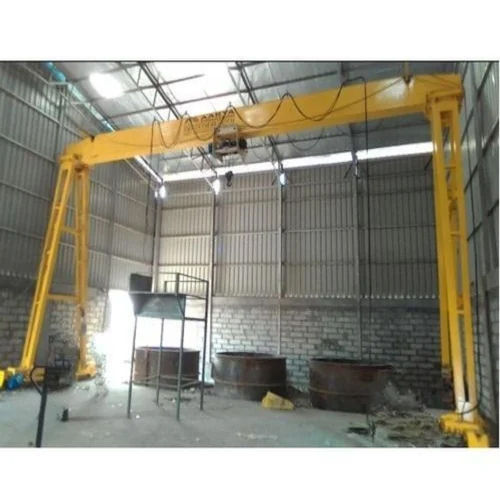 Yellow Industrial Goliath Crane