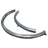 Bicycle Mudguard - Stainless Steel, Silver | Abrasion Resistant, Easy To Install, Sturdy Design For Enhanced Durability